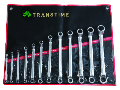DOUBLE RING OFFSET 75° WRENCH SET DIN 838