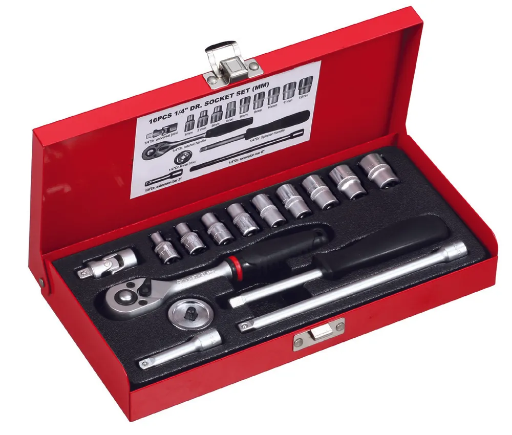 1/4" DRIVE HAND SOCKET SETS